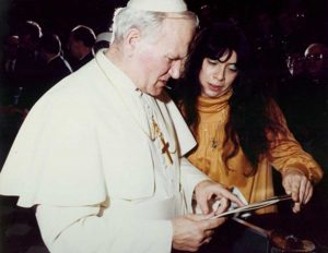 Papa Wojtyla e Daniela Sabatini