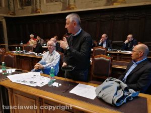 Viterbo - Livio Treta parla in consiglio comunale