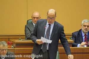 Il consiglio regionale - Nicola Zingaretti