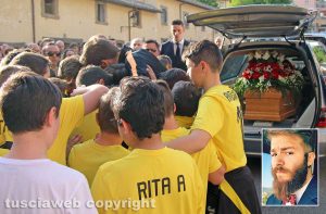 Vallerano - Il funerale di Emiliano Morelli