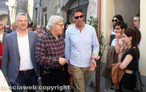 Sutri - Vittorio Sgarbi con Felice Casini