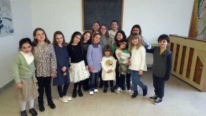 I Contrappunto Kids sul palco dell'Ariston di Sanremo