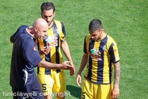 Sport - Calcio - Viterbese - Sottili carica Celiento e Di Paolantonio