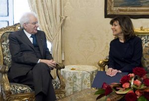 Sergio Mattarella e Maria Elisabetta Alberti Casellati,