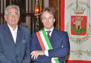 Bagnoregio - Il sindaco Bigiotti con l'assessore Luigi Gentili