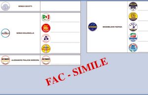 Friuli Venezia Giulia - Elezioni regionali -Fac simile della scheda