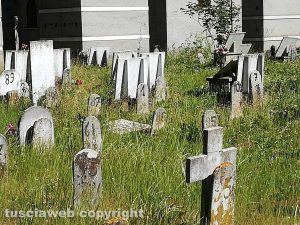 Viterbo - Degrado al cimitero di San Lazzaro