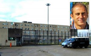 Viterbo - Il carcere di Mammagialla - Nel riquadro: Danilo Primi