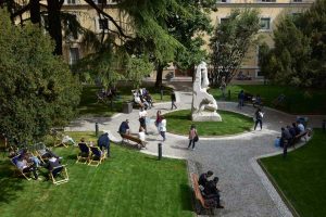 Università di Parma - Il cortile del palazzo centrale