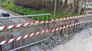 Viterbo - Il cavalcavia della Teverina che sovrasta la circonvallazione