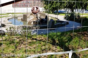 Viterbo - La fontana al Murialdo