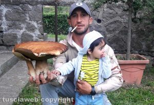 Viterbo - Il fungo da due chili e mezzo