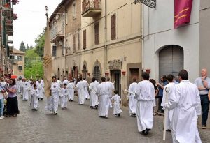 La processione a Bassano Romano
