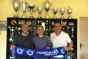 Sport - Tuscania volley - Al centro Bruno Morganti