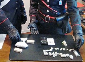Civitavecchia - Cocaina nel giardino di casa - La droga sequestrata