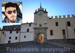Capranica - Nel riquadro Alessandro Salvati