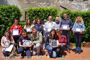 Viterbo - I vincitori del concorso Forme e colori della Tuscia
