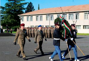 Il raduno alla caserma Sacconi