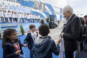 Sergio Mattarella a Civitavecchia