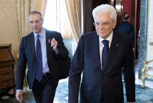 Carlo Cottarelli e Sergio Mattarella