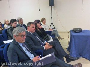 Domenico Merlani, presidente della Camera di Commercio di Viterbo, e Stefania Palamides, presidente Unindustria Viterbo