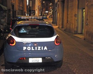 Viterbo - Polizia a Corso Italia