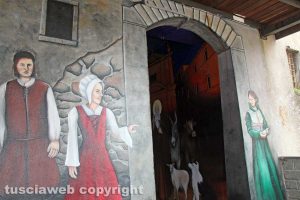 Bagnaia - Il murales