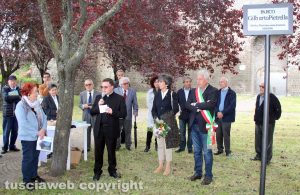 Viterbo - L'intitolazione del parco a Gilberto Pietrella