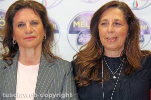Laura Allegrini e Isabella Rauti
