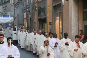 Viterbo - La processione del Corpus Domini