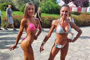 Milena Marchini con la figlia Maila