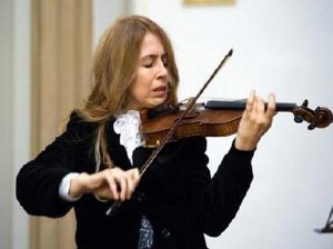 La violinista Raffaella Sabatini