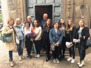 Viterbo - - Chiesa S. M. della Peste - Alcune studentesse e docenti di Paolo savi