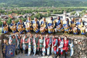 Gli sbandieratori di Santa Rosa