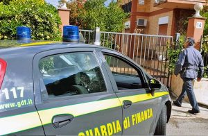 Tarquinia - Guardia di finanza - La villa sottoposta a sequestro
