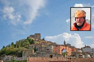 Soriano nel Cimino - Nel riquadro: Luciano Pampana