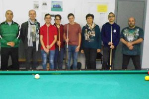 Sport - Biliardo - La squadra del Da Vinci