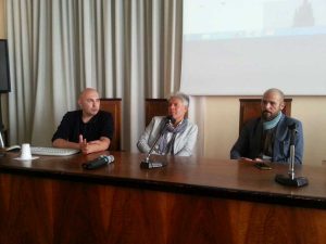 Viterbo - L'incontro studenti-imprenditori sul marketing - Da sinistra Chiodetti, Lupidi e Pagliara