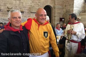 Gubbio - Il Sodalizio dei Facchini di Santa Rosa alla festa dei Ceri