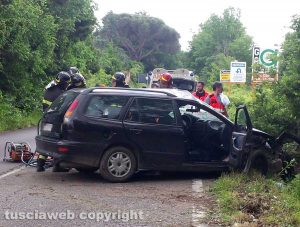 Viterbo - Incidente mortale in strada Cimina