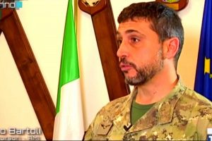 Furbara - Il colonnello Gino Bartoli ai microfoni del Tg 5