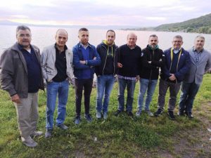 Il presidente dell'Aia Gasbarri con alcuni collaboratori