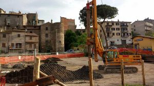 Vetralla - I lavori al fosso del Setano