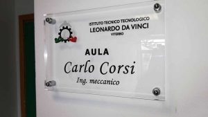 Viterbo - Itt "L. Da Vinci" - Aula intitolata a Carlo Corsi