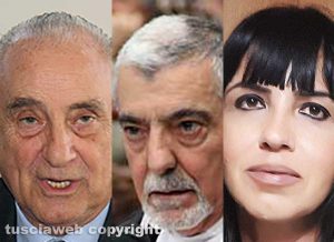 Ugo Gigli, Renzo Petroselli e Angela Birindelli