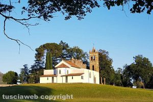 Civita Castellana - La chiesa di Sant'Anna nella campagna di pian Paradiso