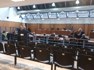 Viterbo - Un'aula del tribunale