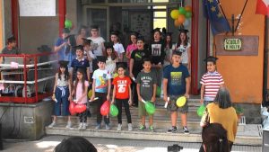 Viterbo - La festa finale dei ragazzi del VA e del VB della Volta