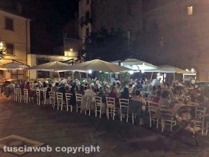 Viterbo - La cena dell'associazione Abc