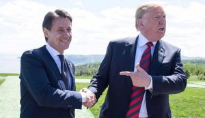 Giuseppe Conte e Donald Trump